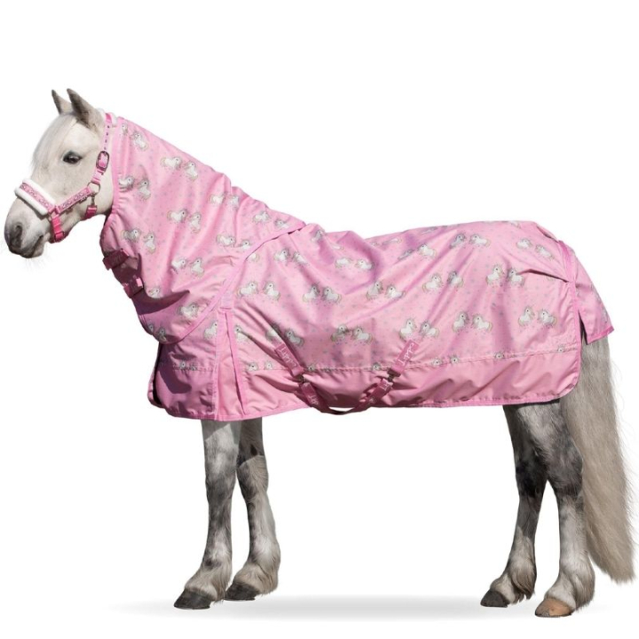 Regendecke Minature Basic Plus Unicorn Edition 600D 50g Rosa in der Gruppe Pferdedecken / Outdoordecken / Regendecken bei Equinest (306665PI_r)