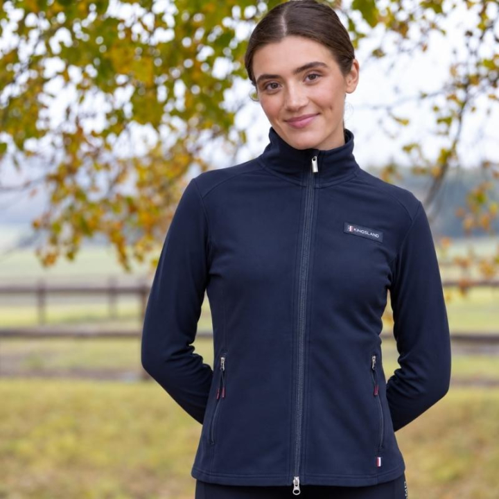 Fleecejacke Classic Polar Marineblau in der Gruppe Reitbekleidung / Jacken / Reitjacken bei Equinest (3152560201011NA_r)