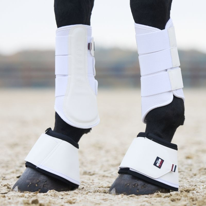 Arbeitsgamaschen Classic Weiß in der Gruppe Pferdezubehör & Pferdebedarf / Beinschutz & Hufschutz  / Arbeitsgamaschen & Dressurgamaschen bei Equinest (3153361131011WH_r)