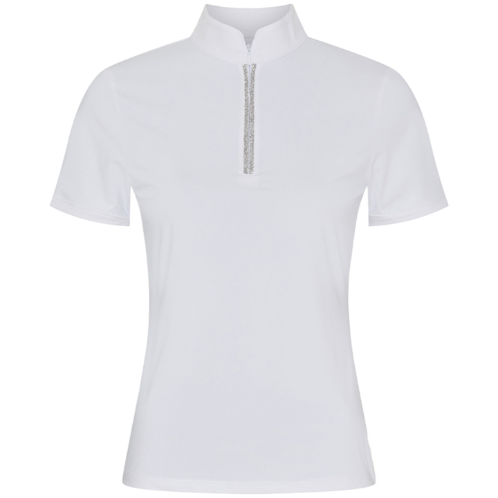 Turniershirt Nice Weiß in der Gruppe Reitbekleidung / Langarm- & Kurzarm-Shirts / Turniershirts bei Equinest (31671008WH_r)