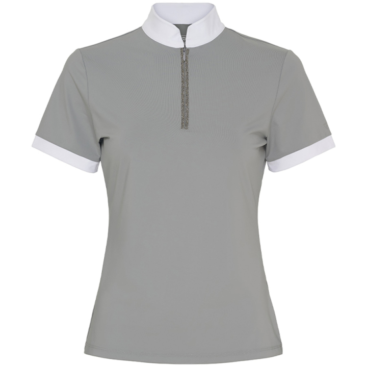 Turniershirt Nice Grau in der Gruppe Reitbekleidung / Langarm- & Kurzarm-Shirts / Turniershirts bei Equinest (31671040GR_r)