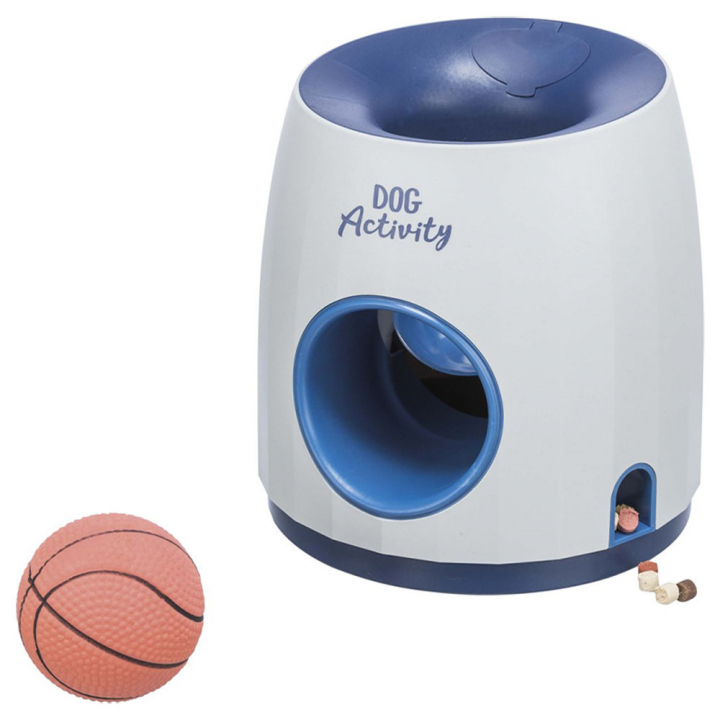 Aktivitätsspielzeug Dog Activity Ball & Treat Level 3 Blau/Weiß in der Gruppe Hund / Hundespielzeug / Aktivspielzeug bei Equinest (32009BLWH)