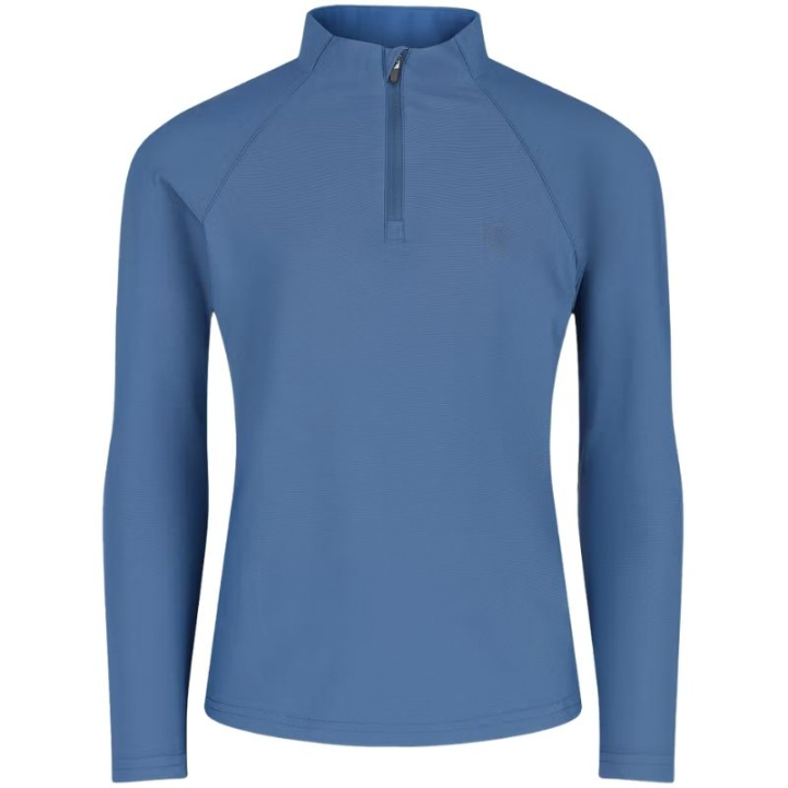 Trainingstop Kinder/Junior Boy Barcelona Long Sleeve Blau in der Gruppe Reitbekleidung / Pullover & Fleecejacken bei Equinest (3201403110BL_r)