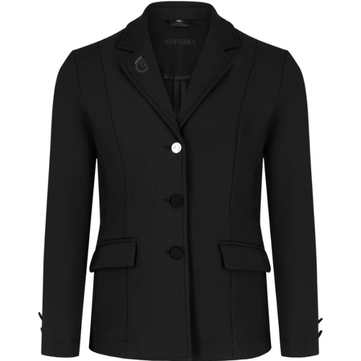 Turnierjacke Kinder/Junior Girls Paris Schwarz in der Gruppe Reitbekleidung / Turnierjackets bei Equinest (32015011BA_r)