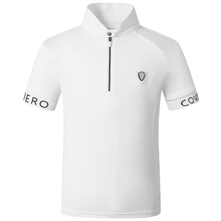 Wettkampfoberteil Kinder/Jugend Shortsleeve Weiß in der Gruppe Reitbekleidung / Langarm- & Kurzarm-Shirts / Turniershirts bei Equinest (3229468WH_r)
