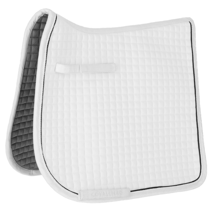 Dressurschabracke Bamboo Fiber Weiß in der Gruppe Pferdezubehör & Pferdebedarf / Schabracken / Dressurschabracken bei Equinest (3229706WH_r)