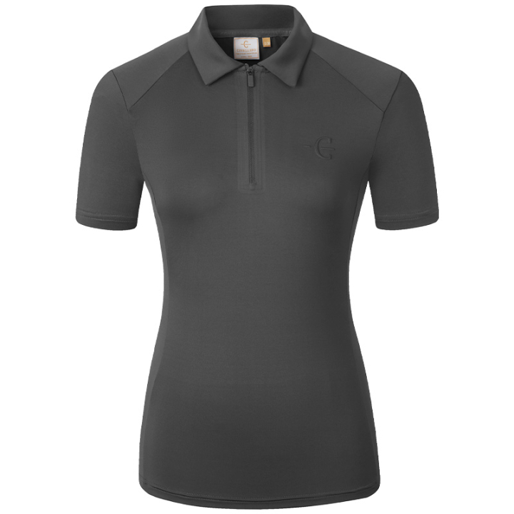 Reitshirt Polo Schwarz in der Gruppe Reitbekleidung / Langarm- & Kurzarm-Shirts / Poloshirts bei Equinest (3231522BA_r)