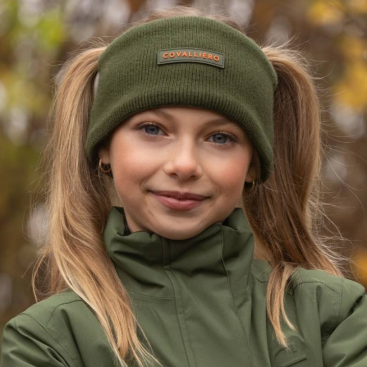 Stirnband Knitted Fleece Grün  in der Gruppe Reitbekleidung / Accessoires bei Equinest (3233046GN-Onesize)