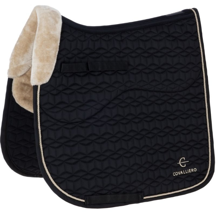 Dressurschabracke Soft Schwarz in der Gruppe Pferdezubehör & Pferdebedarf / Schabracken / Dressurschabracken bei Equinest (3233128BA_r)