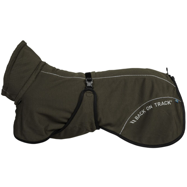 Hunde-Netzmantel Bay High Tail Olivgrün in der Gruppe Hund / Hundedecken & Hundemäntel bei Equinest (32356530OGN_r)