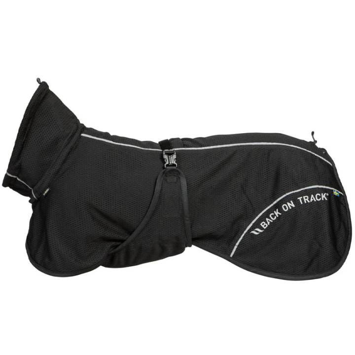 Hunde-Netzmantel Bay High Tail Schwarz in der Gruppe Hund / Hundedecken & Hundemäntel bei Equinest (32359025BA_r)