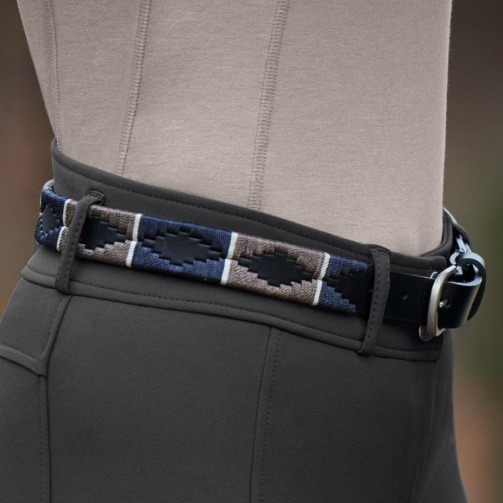 Gürtel Gemma Polo Marineblau/Grau in der Gruppe Reitbekleidung / Accessoires / Gürtel bei Equinest (32380157NAGR_r)