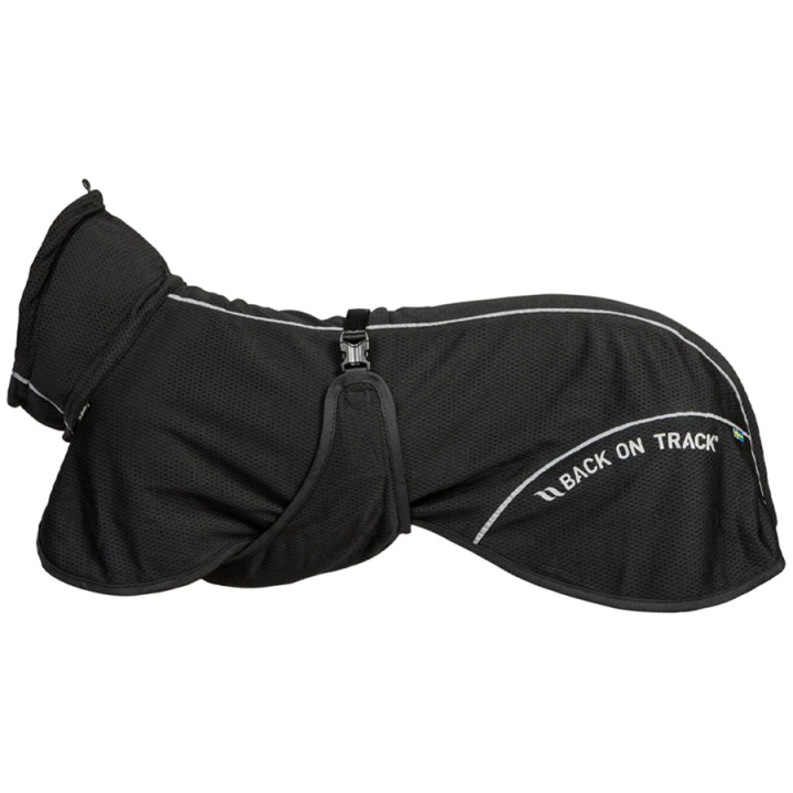 Hunde-Netzmantel Bay Low Tail Schwarz in der Gruppe Hund / Hundedecken & Hundemäntel bei Equinest (32389025BA_r)
