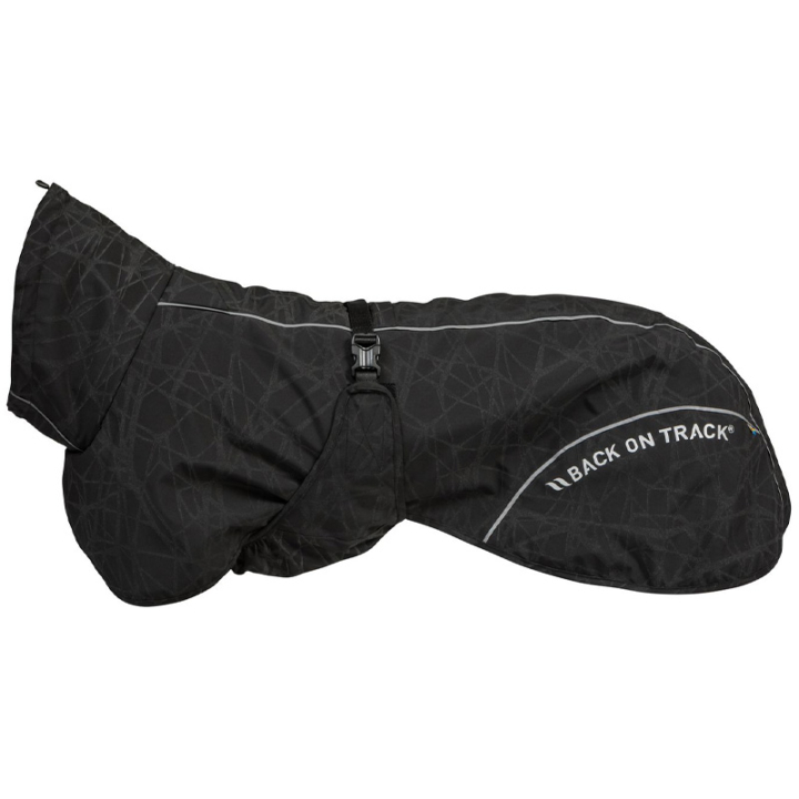 Hunde-Regenmantel Bay Low Tail Schwarz in der Gruppe Hund / Hundedecken & Hundemäntel bei Equinest (32399025BA_r)