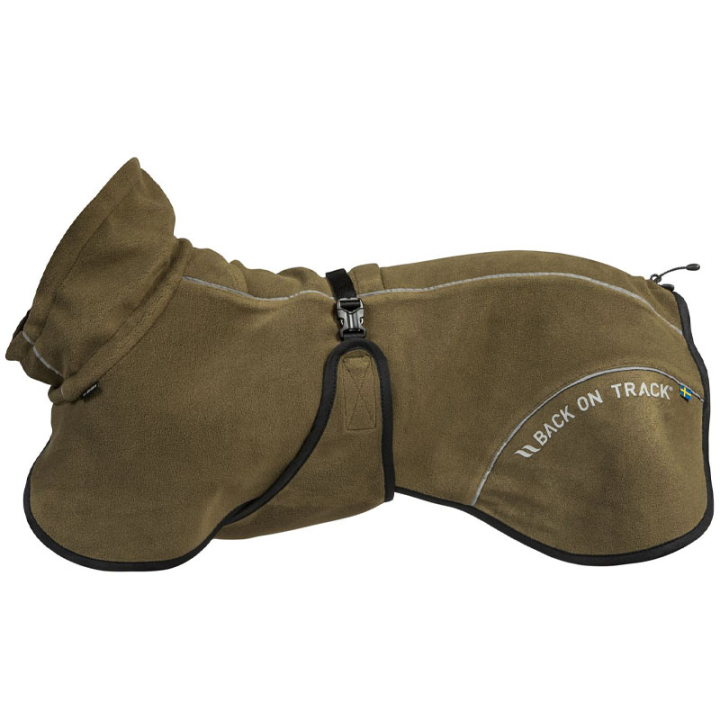 Hunde-Fleecemantel Bay High Tail Olivgrün in der Gruppe Hund / Hundedecken & Hundemäntel bei Equinest (32436530OGN_r)