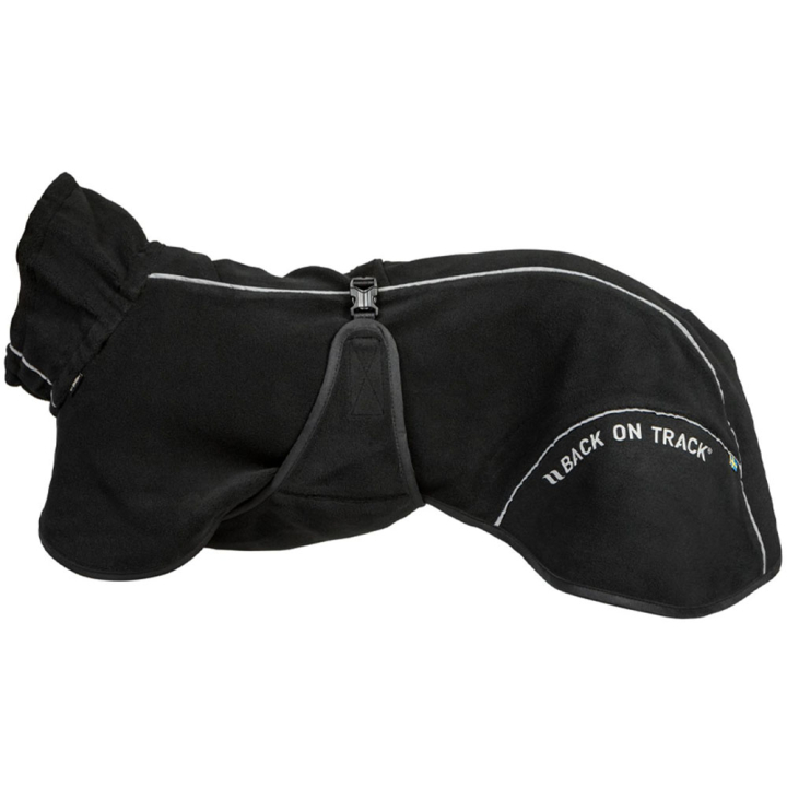 Hunde-Fleecemantel Bay Low Tail Schwarz in der Gruppe Hund / Hundedecken & Hundemäntel bei Equinest (32449025BA_r)
