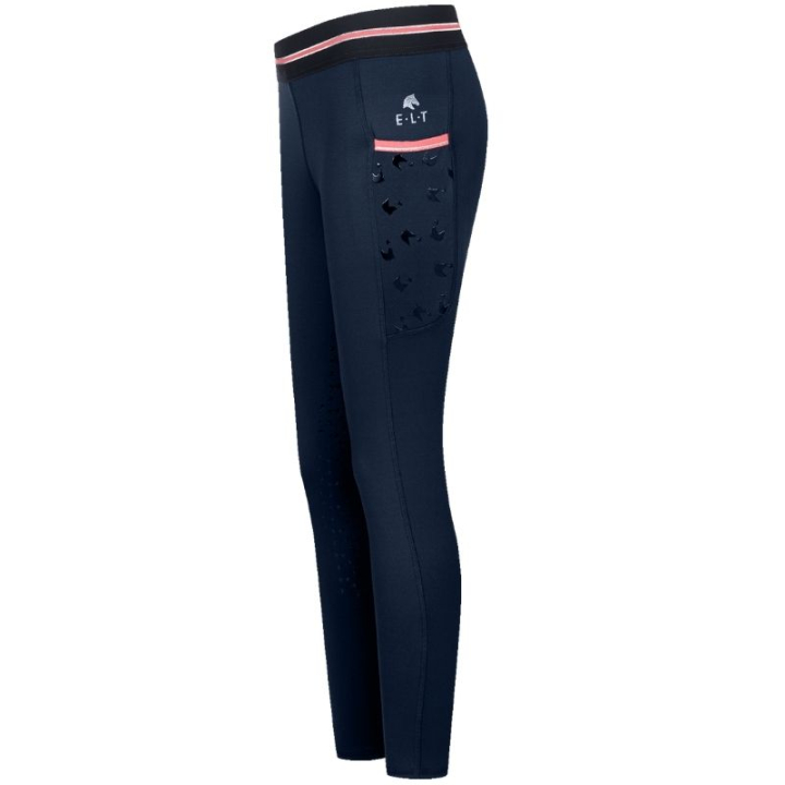 Reitleggings Kinder/Junior Lucky Leni Full Grip Marineblau in der Gruppe Reitbekleidung / Reithosen & Reitleggings / Reitleggings bei Equinest (32544561NA_r)
