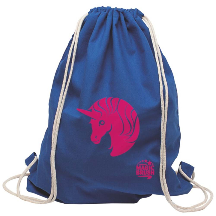 Drawstring Bag Unicorn Blau in der Gruppe Reitbekleidung / Accessoires / Taschen bei Equinest (329998BL)