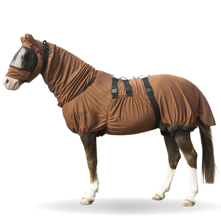 Ekzemdecke UV-Protection Plus Braun in der Gruppe Fliegenschutz / Fliegendecken bei Equinest (330805BR_r)