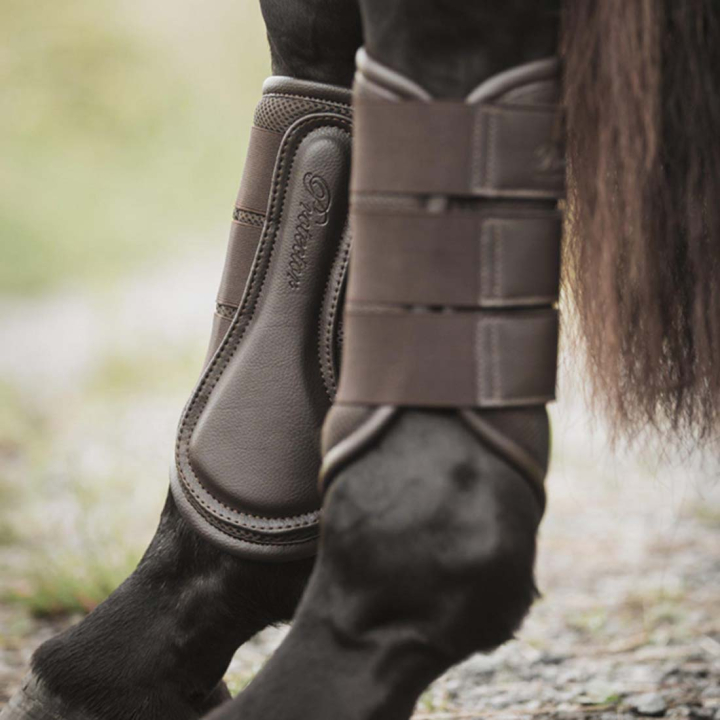 Arbeitsgamaschen 3D-Mesh Braun in der Gruppe Pferdezubehör & Pferdebedarf / Beinschutz & Hufschutz / Arbeitsgamaschen & Dressurgamaschen bei Equinest (332551BR_r)