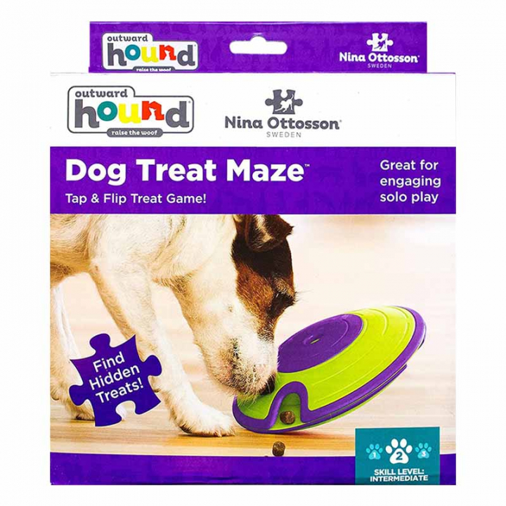 Aktivitätsspielzeug Dog Treat Maze Level 2 Lila/Grün in der Gruppe Hund / Hundespielzeug / Aktivspielzeug bei Equinest (333166GNPU)