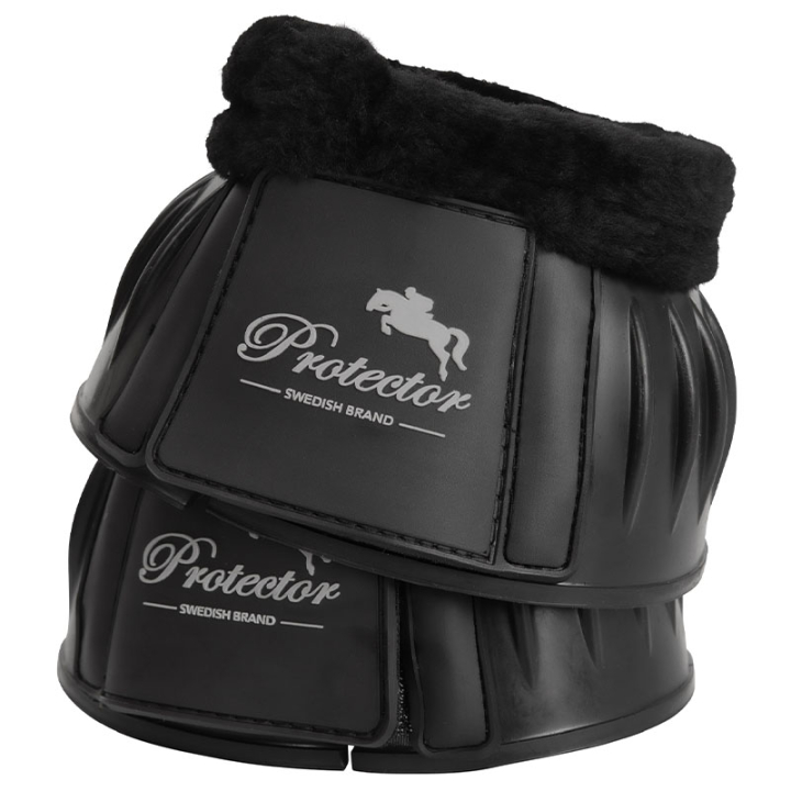 Gummi-Hufglocken Flexible Fleece Schwarz in der Gruppe Pferdezubehör & Pferdebedarf / Beinschutz & Hufschutz  / Hufglocken bei Equinest (333611BA_r)
