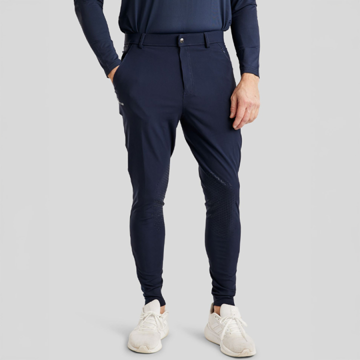 Reithose Herren MoBen Knee Grip Marineblau in der Gruppe Reitbekleidung / Reithosen & Reitleggings / Reithosen bei Equinest (342207146NA_r)