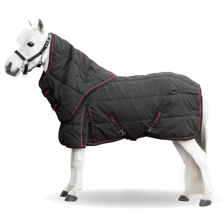 Stalldecke Miniature Supreme Plus 600D 100g Schwarz in der Gruppe Pferdedecken / Stalldecken bei Equinest (363165BA_r)