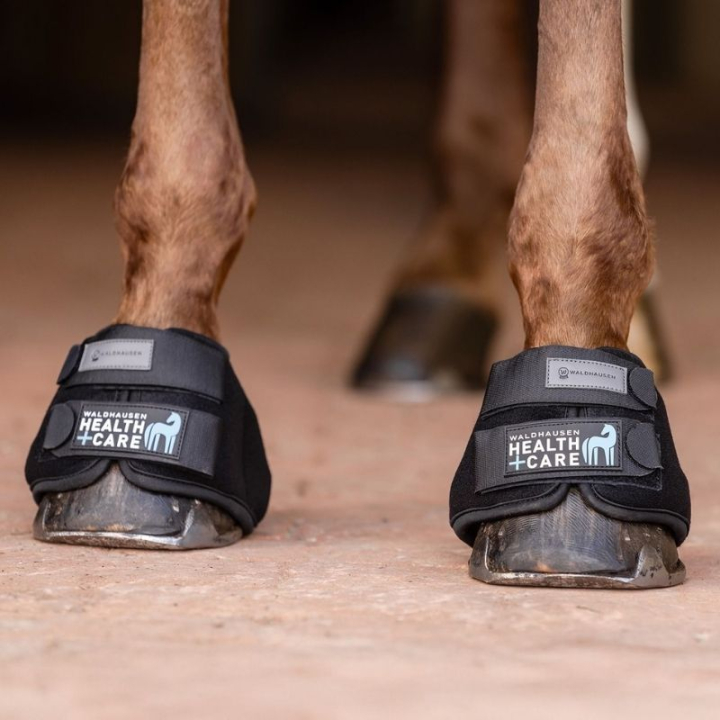 Kühlglocken Cooling Schwarz in der Gruppe Pferdezubehör & Pferdebedarf / Beinschutz & Hufschutz  / Hufglocken bei Equinest (3753101SBA_r)