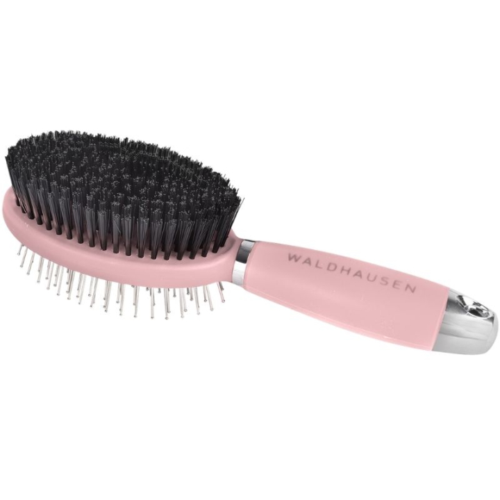 Doppelseitige Bürste Gel Rosa in der Gruppe Pflegeprodukte / Pferdebürsten / Mähnenbürsten & Schweifbürsten bei Equinest (3828432PI)