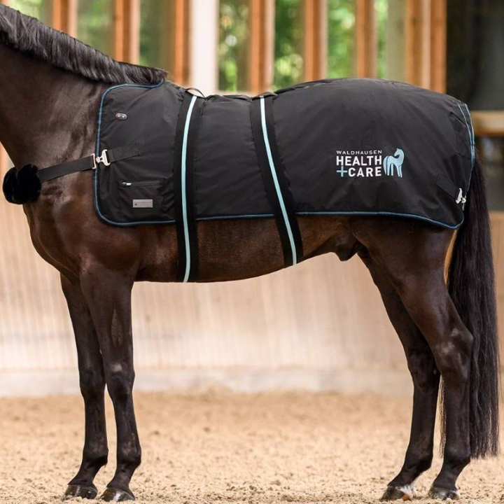 Wärme- und Massagedecke TecSupreme Schwarz in der Gruppe Pflegeprodukte / Massage & Kreislauf bei Equinest (389001MBA_r)