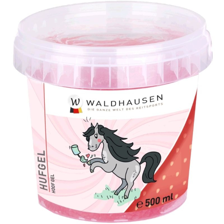 Hufgel Glitter Strawberry Vanilla Rosa 500ml in der Gruppe Pflegeprodukte / Hufpflege bei Equinest (393600PI-500)