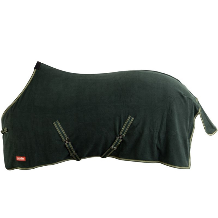 Fleecedecke Basic Dunkelgrün in der Gruppe Pferdedecken / Fleecedecken bei Equinest (396259G05514DGN_r)
