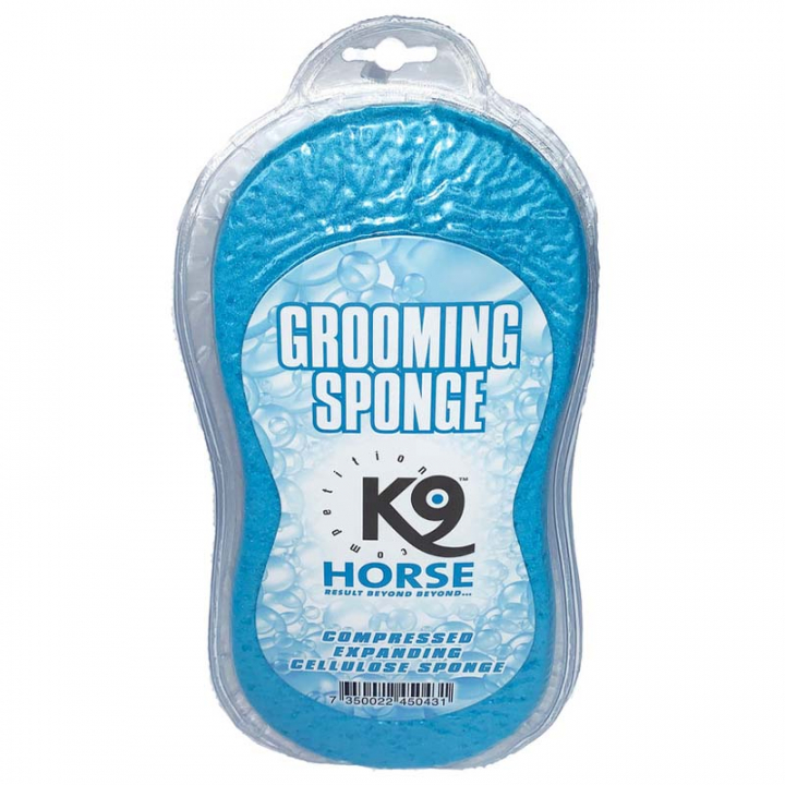 Waschschwamm Cellulose Grooming Sponge Blau in der Gruppe Pflegeprodukte / Pferdeschwämme und Tücher bei Equinest (404300)