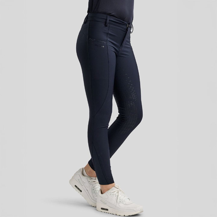 Reithose Kinder/Junior Crystals Full Grip Marineblau in der Gruppe Reitbekleidung / Reithosen & Reitleggings / Reithosen bei Equinest (404673128NA_r)