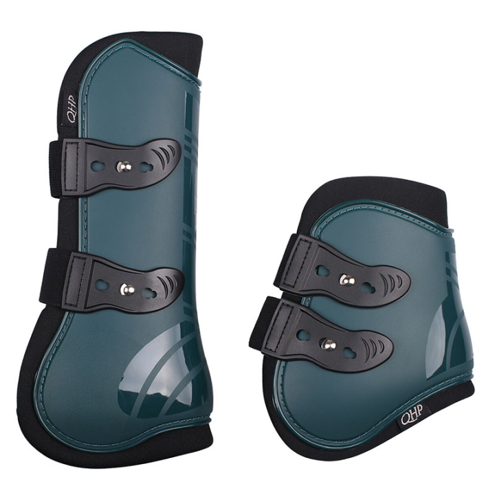 Tendon Boots Quick Pin 4-pack Dunkelgrün in der Gruppe Pferdezubehör & Pferdebedarf / Beinschutz & Hufschutz  / Springgamaschen bei Equinest (4077DGR3DGN_r)