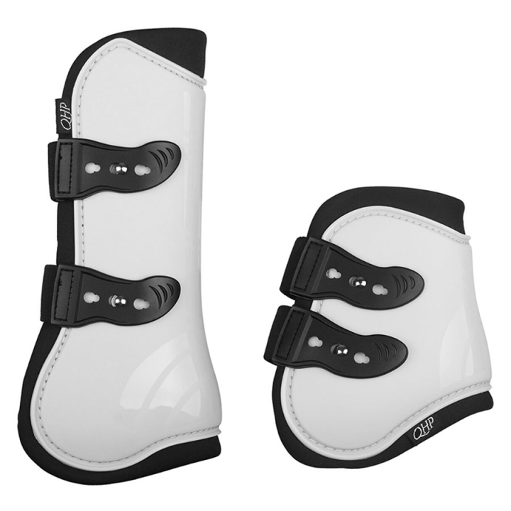 Tendon Boots Quick Pin 4-pack Weiß in der Gruppe Pferdezubehör & Pferdebedarf / Beinschutz & Hufschutz  / Springgamaschen bei Equinest (4077WI3WH_r)