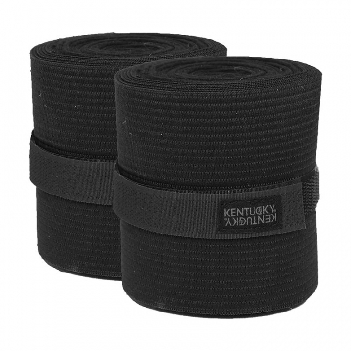 Bandagen Polar Fleece & Elastic Schwarz in der Gruppe Pferdezubehör & Pferdebedarf / Beinschutz & Hufschutz / Bandagen bei Equinest (42106BA)