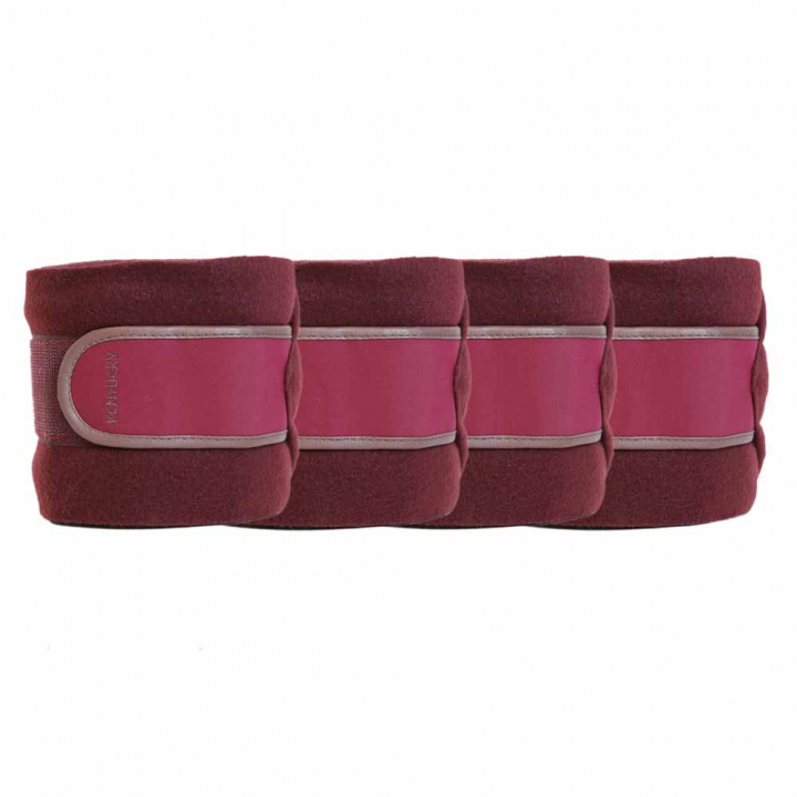 Polar Fleecebandagen 4er-Pack Bordeaux in der Gruppe Pferdezubehör & Pferdebedarf / Beinschutz & Hufschutz  / Bandagen bei Equinest (42111BO)
