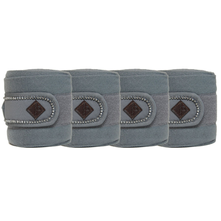Bandagen Polar Fleece Pearls Grau in der Gruppe Pferdezubehör & Pferdebedarf / Beinschutz & Hufschutz / Bandagen bei Equinest (42113GR)