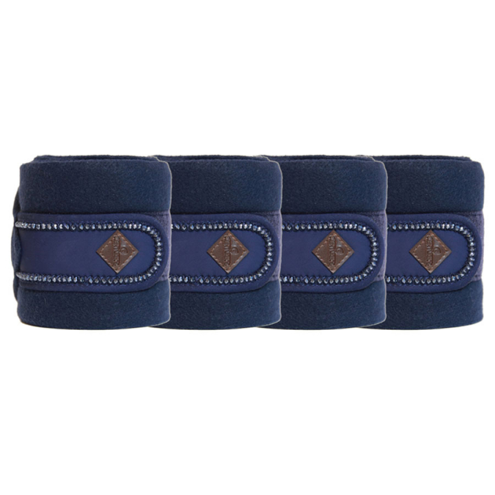 Bandagen Polar Fleece Pearls Marineblau in der Gruppe Pferdezubehör & Pferdebedarf / Beinschutz & Hufschutz  / Bandagen bei Equinest (42113NA)