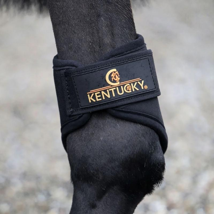 Gamaschen 3D Spacer Hind Short Schwarz in der Gruppe Pferdezubehör & Pferdebedarf / Beinschutz & Hufschutz  / Arbeitsgamaschen & Dressurgamaschen bei Equinest (4230701FBA_r)