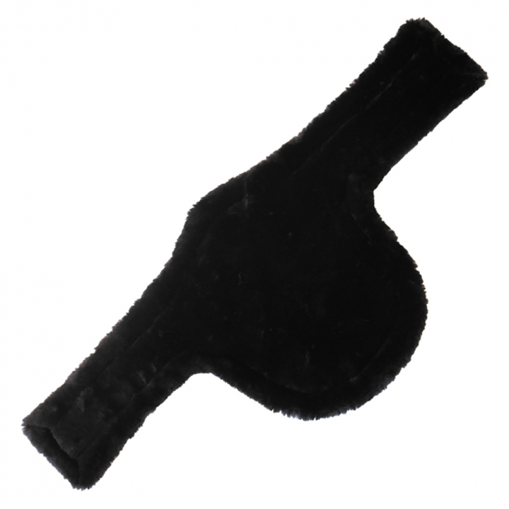 Sattelgurtenschutz Magplatta Sheepskin Schwarz in der Gruppe Pferdezubehör & Pferdebedarf / Sattelgurte / Gurtschoner bei Equinest (4240201S115BA_r)