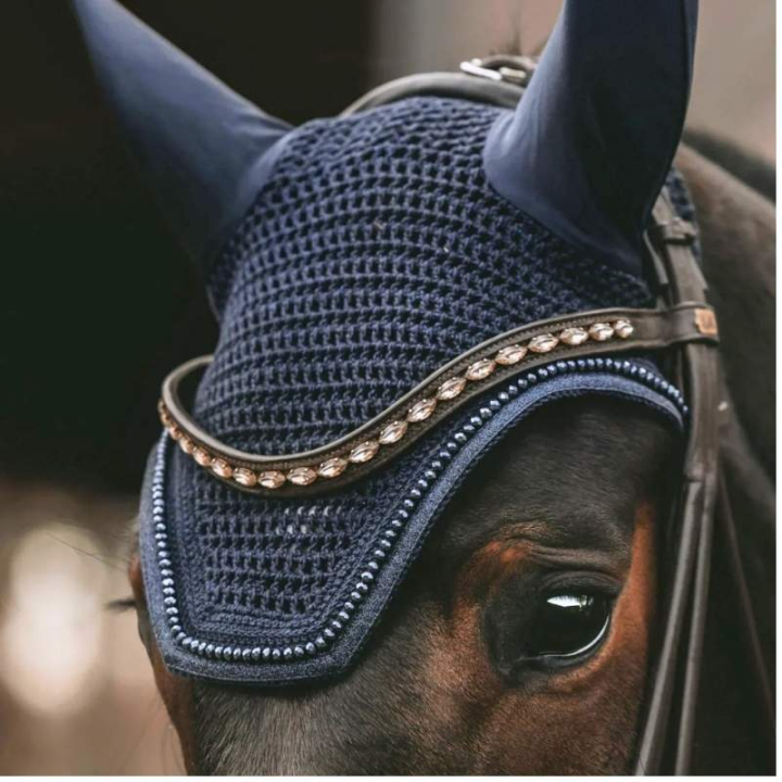 Haube Wellington Glitter Marineblau in der Gruppe Pferdezubehör & Pferdebedarf / Fliegenhauben bei Equinest (4261833FDNA_r)