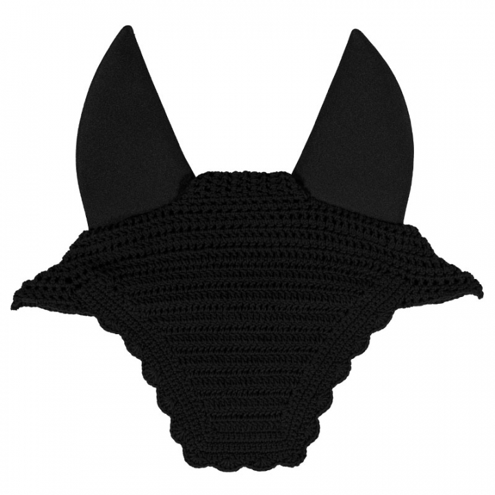 Fliegenhaube Wellington Welle Soundless Schwarz in der Gruppe Pferdezubehör & Pferdebedarf / Fliegenhauben bei Equinest (4265633BA)