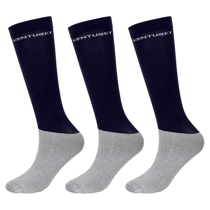 Reitsocken Basic 3er-Pack Marineblau in der Gruppe Reitbekleidung / Reitsocken bei Equinest (4270501NA)