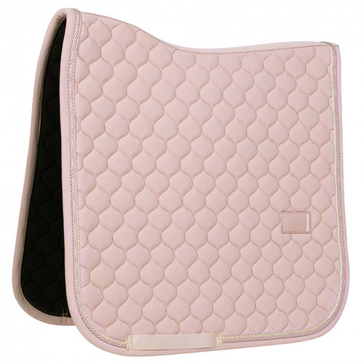 Dressurschabracke Onion Quilt Rubber Logo Altrosa in der Gruppe Pferdezubehör & Pferdebedarf / Schabracken / Dressurschabracken bei Equinest (4272710DROPI_r)