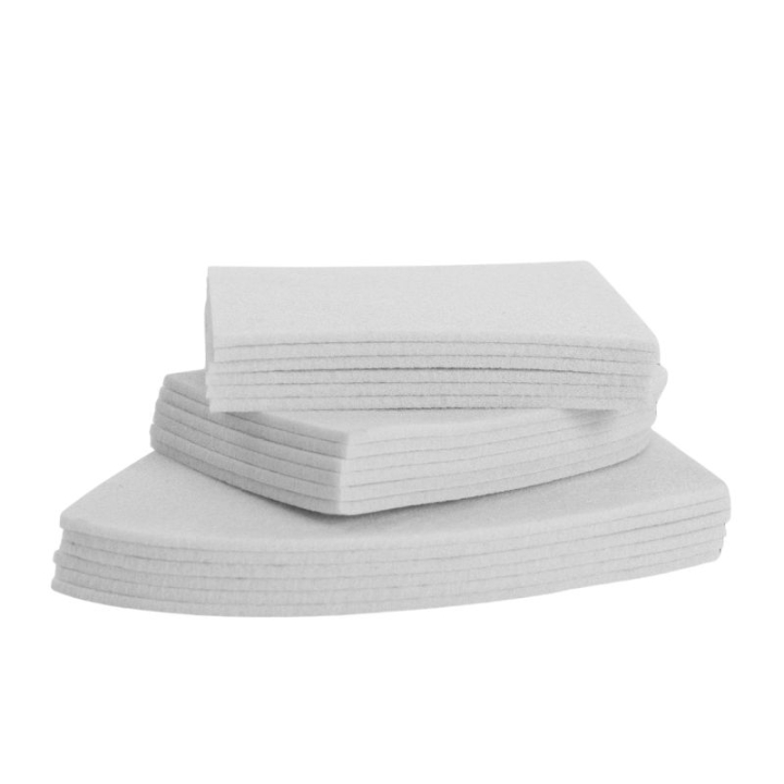 Filzeinlage Korrekturpad mit Kante Sheepskin Showjump Weiß in der Gruppe Pferdezubehör & Pferdebedarf / Pads / Sattelunterlagen & Sattelkissen bei Equinest (441394WH_r)