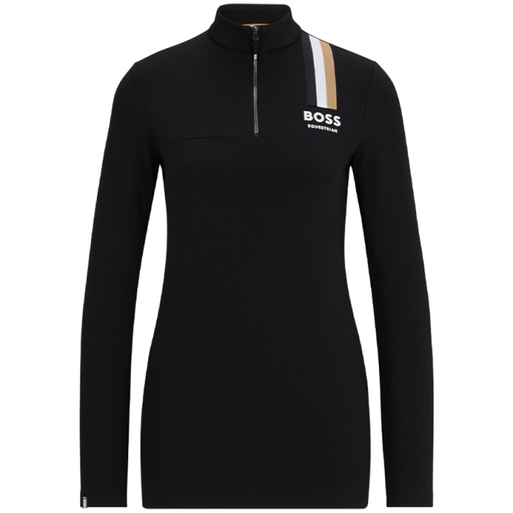 Funktionsshirt Lia Signature Stripe Schwarz in der Gruppe Reitbekleidung / Pullover & Fleecejacken bei Equinest (4613B1W04050BA_r)