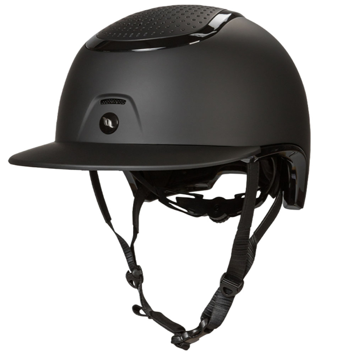 Reithelm MIPS Strixx Wide Peak Matte/Glossy Schwarz in der Gruppe Reitausrüstung / Reithelme / MIPS-Reithelme bei Equinest (47510001BA_r)